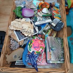 Basket of magnets