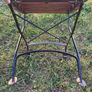 Pair of quality wooden garden chairs Image 5