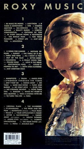Roxy Music - The Thrill Of It All - 4 CD Box Set