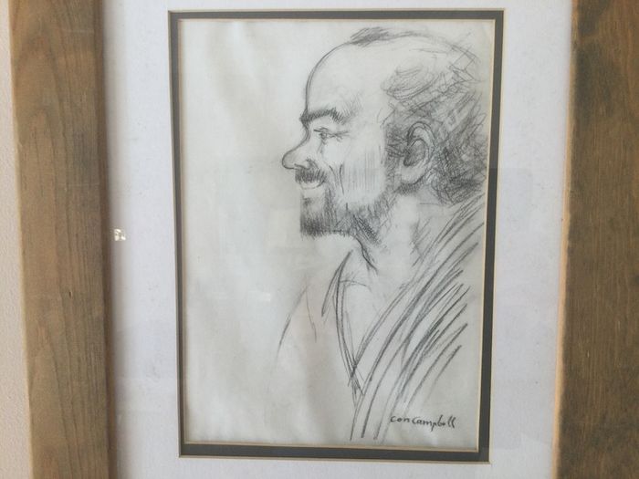 Art - Original Con Campbell , Pencil on Paper. ( Reduced )