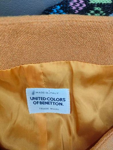 United Colours of Benetton yellow blazer size small medium Postage included