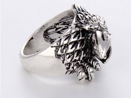 Men's Stainless Steel Eagle Ring