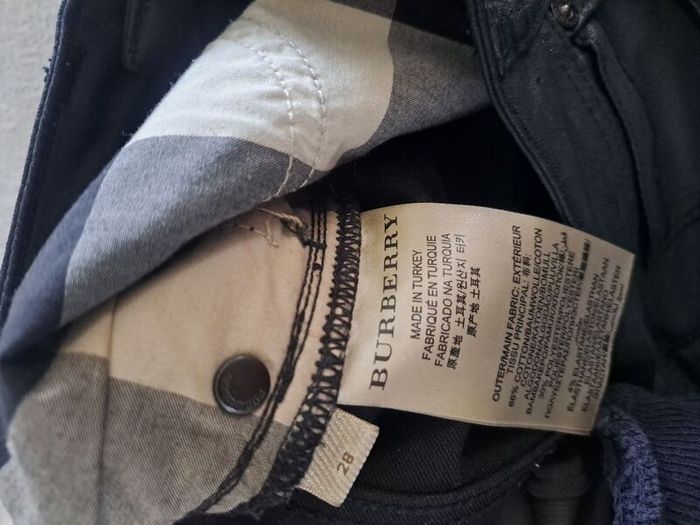 Burberry Wax Leather look Jeans 28 S rrp 450