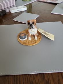 Dog ornament boxer RFA