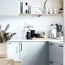 IKEA KALLARP high-gloss light grey-blue / grey-turquoise METOD kitchen doors and drawer fronts discontinued/new stock Image 3