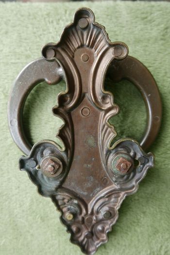 Vintage Ornate Solid Brass Door Knocker
