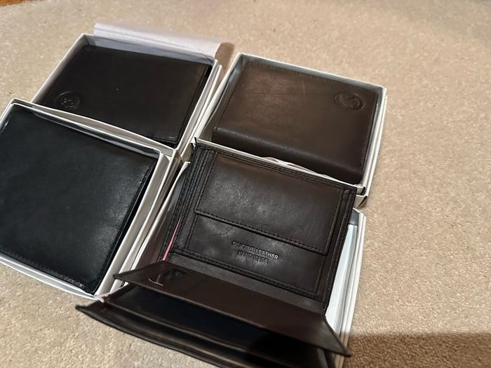 Leather wallets x4