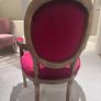Antique red / gold chair Image 2