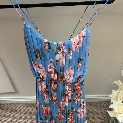 Mango Pleated Summer Dress