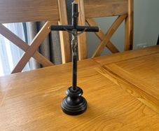 Antique Ebonised Crucifix
