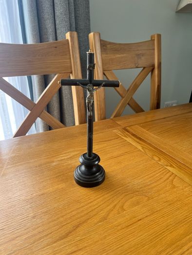 Antique Ebonised Crucifix