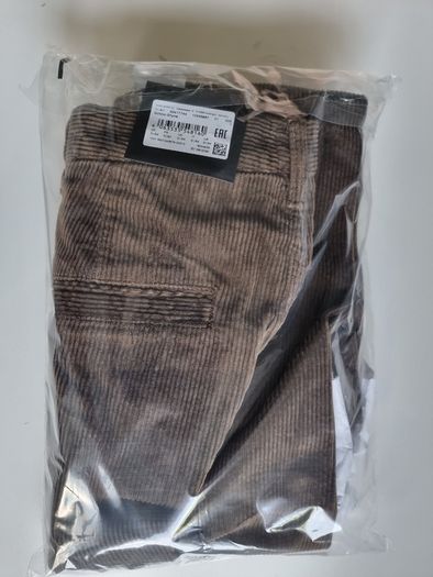 HUGO BOSS Men's Schino-Shyne Corduroy Trousers, 50477744, Brown 29W / 32L