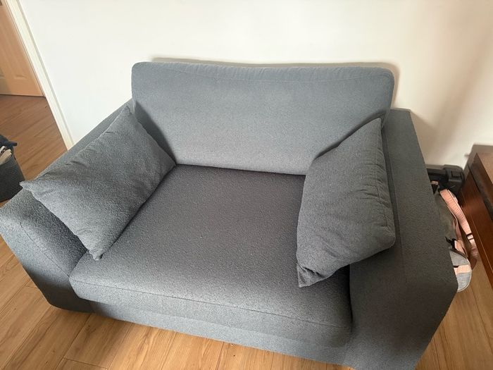 Double Ended Chaise Sofa & Cuddler Chair