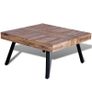 Coffee Table Square Reclaimed Teak Wood Image 5