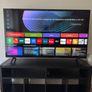 TV Stand ,Black-Brown ,Almost New Image 3