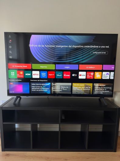 TV Stand ,Black-Brown ,Almost New