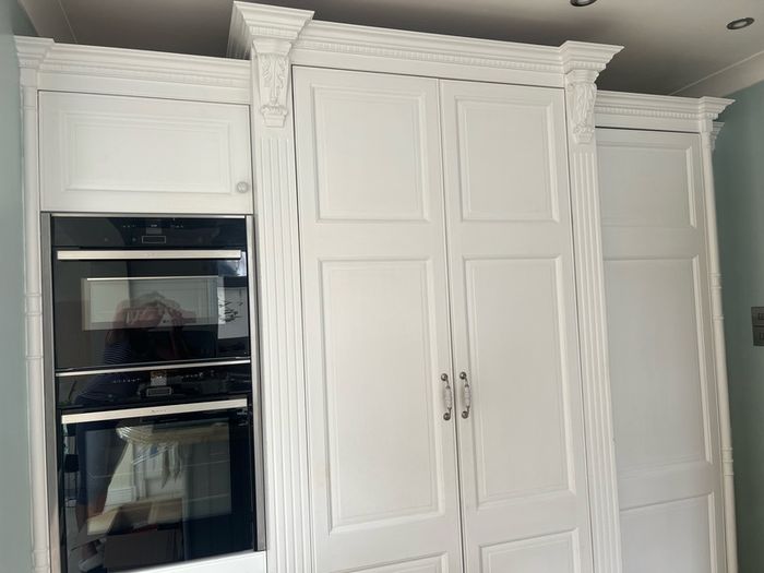 Solid wood in frame kitchen