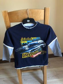 Long sleeve T-shirt for boys, height 128 cm