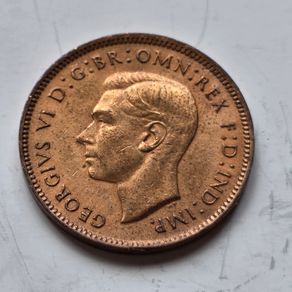1943 Farthing United Kingdom Coin