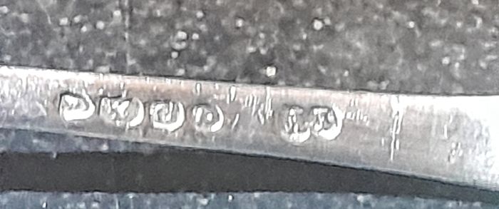 Small silver slotted spoon