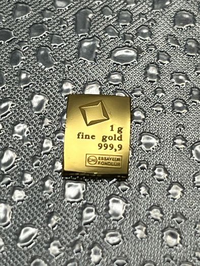 1gram Fine 9999 Gold Bullion Valcambi Combibar.