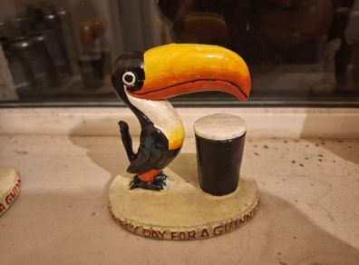 Vintage Guinness Toucan and pint advertising figurine