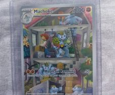 Machoke Illustration Rare 177/165 Scarlet & Violet 151 Card Mint Condition