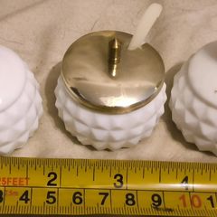 unusual white cruet set
