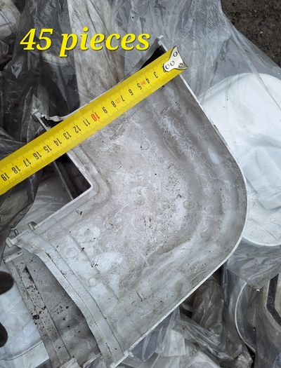 Gutter angles, gutter brackets, stopends etc