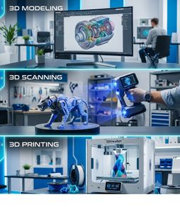 3D Modeling, 3D Scanning & 3D Printing