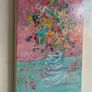 Original Irish Abstract Painting Irish Art Floral Art Original Floral Painting Image 4