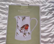 Brand New Portmeirion Red Robin Large Jug (1.7L) - Boxed
