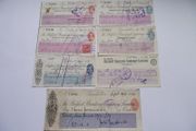 A Collection of 7 Vintage Cheques from Belfast Banking Company Ltd (1910-1951)