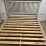 Oak King size bed frame & Mattress Image 3