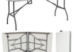 6ft Folding Banquet Trestle Table Buffet
