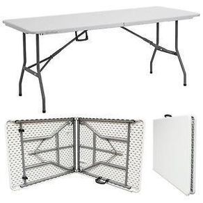 6ft Folding Banquet Trestle Table Buffet
