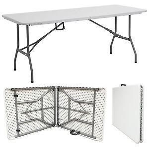 6ft Folding Banquet Trestle Table Buffet