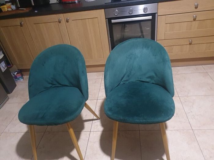 2 broken chairs