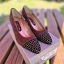 Vintage Roland Cartier Suedette Heels, Size 4 UK, 37 EU Brand New/Vintage, AV Image 2