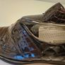 Waldlaufer ladies velcro leather shoes wine bordo Luftpolster RRP 75 euro size UK 3 and UK3.5 Image 3
