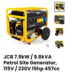 Generator 7.9 kW Petrol JCB