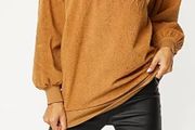 Lovely Tan Fleece Sweatshirt