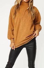 Lovely Tan Fleece Sweatshirt