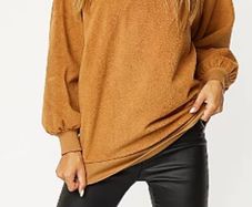 Lovely Tan Fleece Sweatshirt