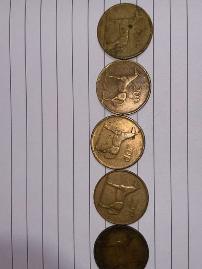 Irish 20p Coin Various Years