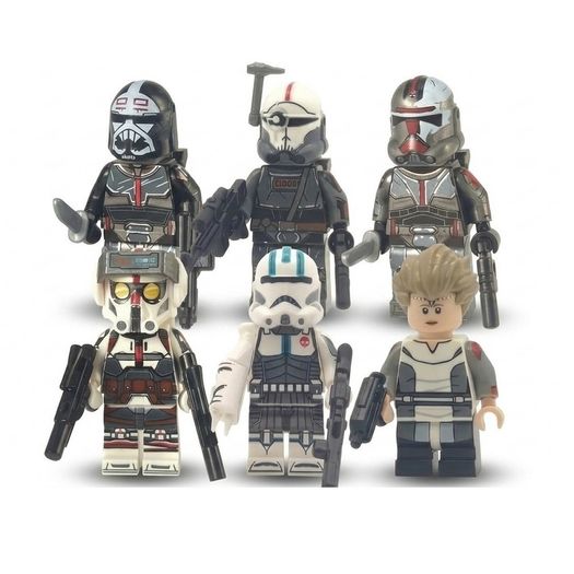 Clone Force 99 (Bad Batch) Star Wars Minifigures