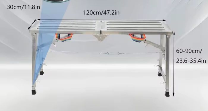 Folding work bench