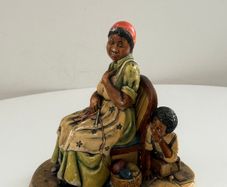 Vintage Naturecraft. Little Rascal No. 855. Hand Painted English Figurine