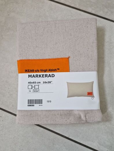 Virgil Abloh x IKEA MARKERAD Cushion Cover