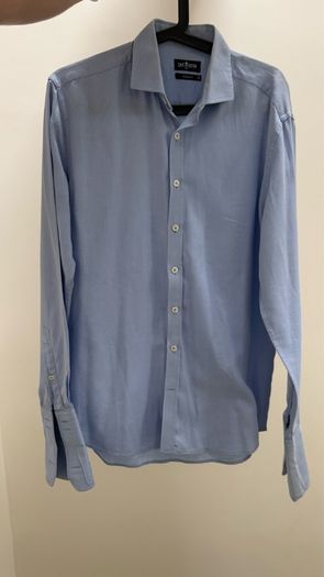 Cafe Coton Paris Dress Shirt - Sky Blue